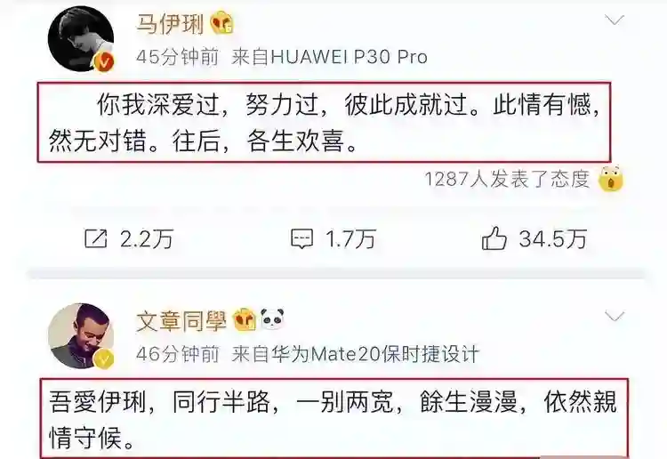 马伊琍凭新作再入围白玉兰，文章淡出视野，离婚六年两人差距很大