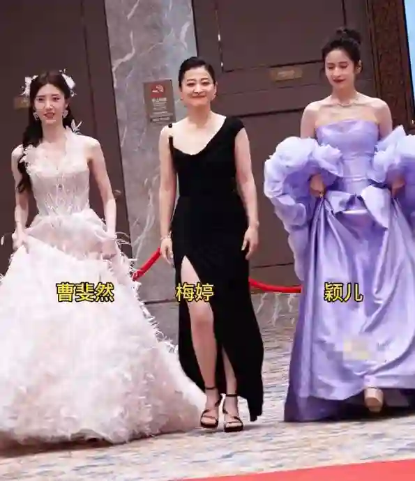 澳门红毯：梅婷大秀长腿惊艳，李梦肤色暗沉油腻，何泓姗生图状态优越