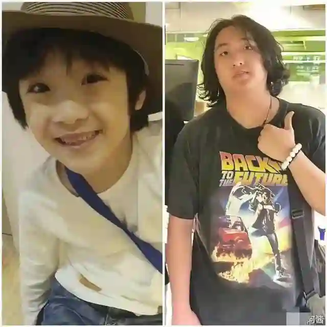 吴镇宇儿子16岁的吴费曼近照，胖的没认出来，长的有点着急像大叔