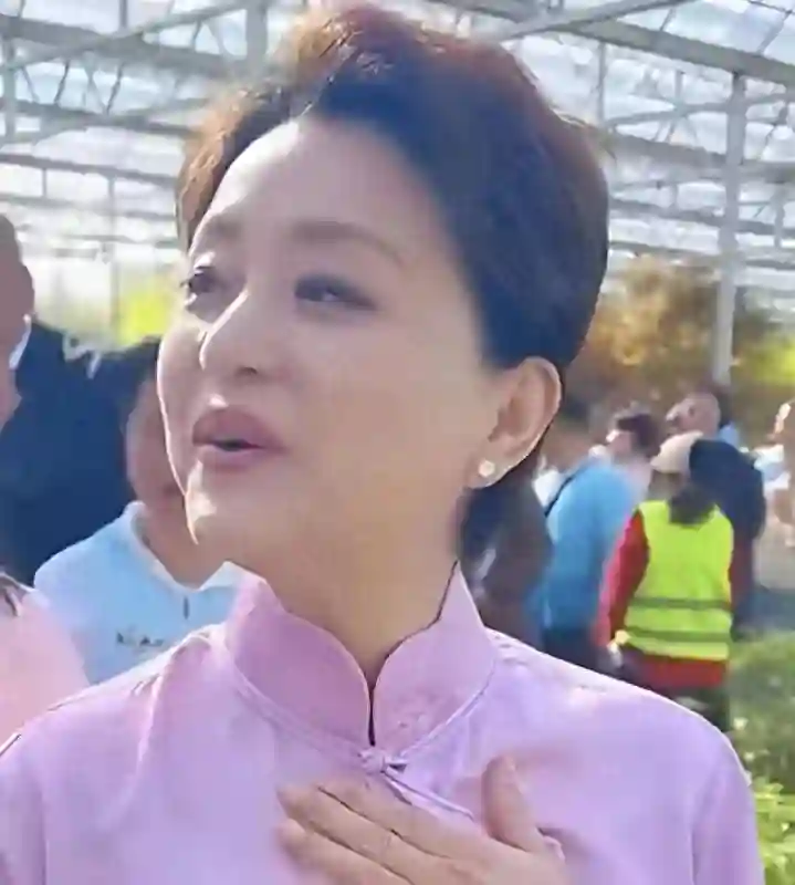 偶遇56岁杨澜素颜赏花，真实颜值，惊艳时光引热议