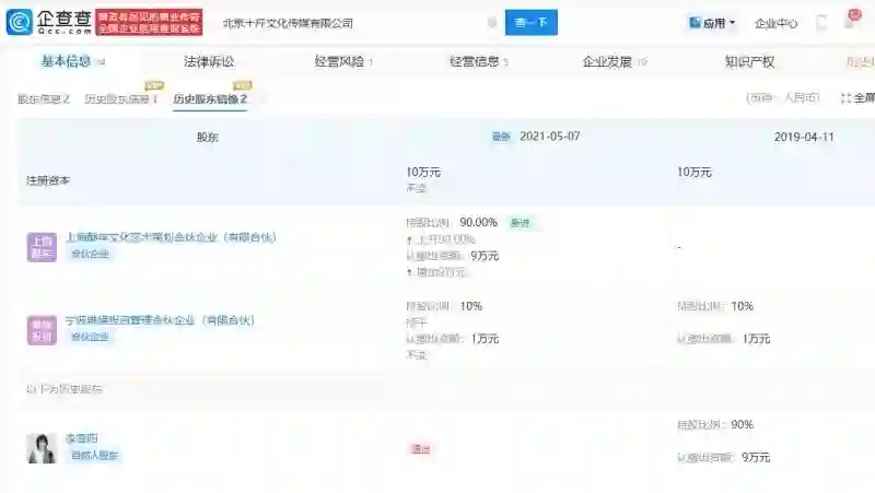 李雪琴前股东举报财务问题，90%股权曾转让至李雪琴母亲实控企业
