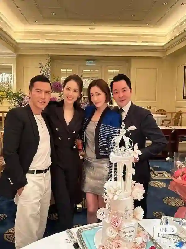 TVB前女星张玉珊与向华胜侄子合照，身家超3亿，深受向家人尊重