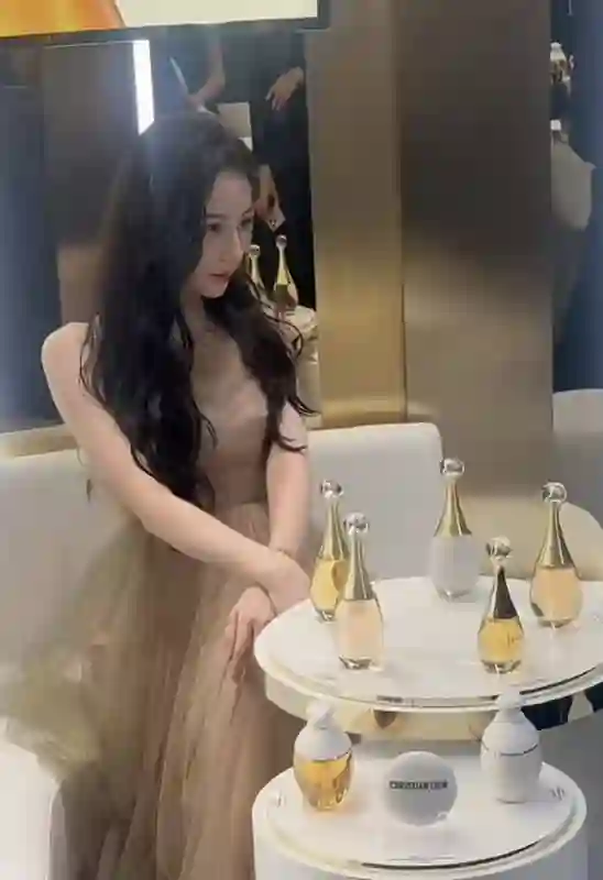 迪丽热巴北京活动太顶了！金裙生图把网友看愣神