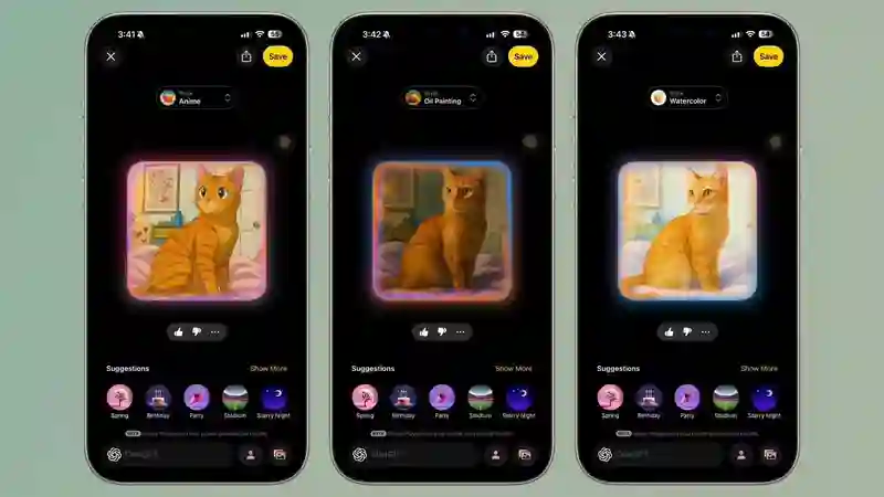 苹果iOS/iPadOS/macOS 26扩展图乐园功能：接入ChatGPT，支持吉卜力风格AI生图