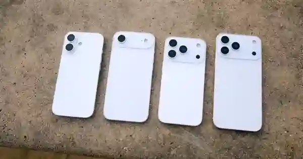 苹果iPhone 17全系机模上手：Air新机薄到极致