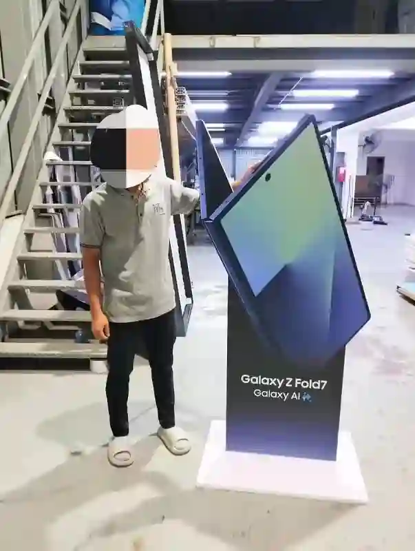 三星最薄、最轻折叠手机：Galaxy Z Fold7新渲染图曝光，相机明显凸起