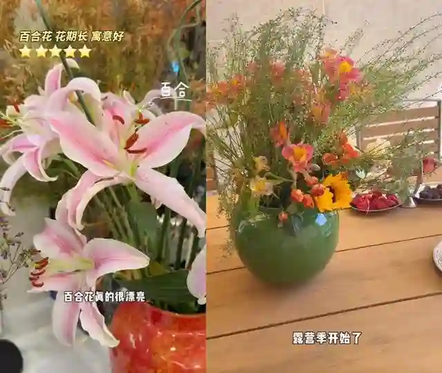 颖儿邀朋友来北京别墅露营，庭院内搭帐篷和超大充气城堡，好惬意