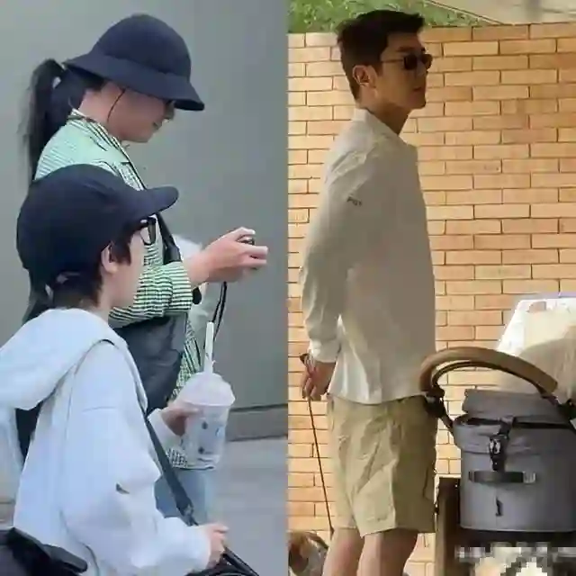 李小璐霍思燕两家同游，霍思燕植发没了发际线，贾乃亮躲得远远的