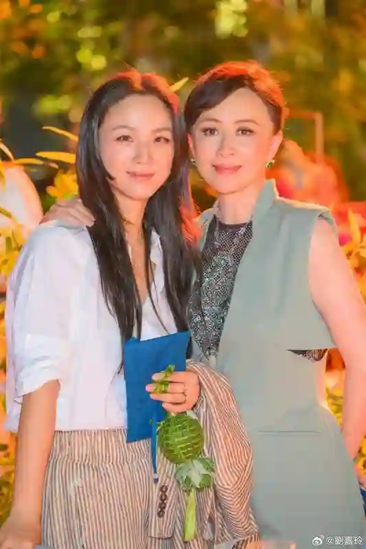 这一夜，胸下垂还穿深V的刘嘉玲，在“长裙裹身”的汤唯面前尴尬