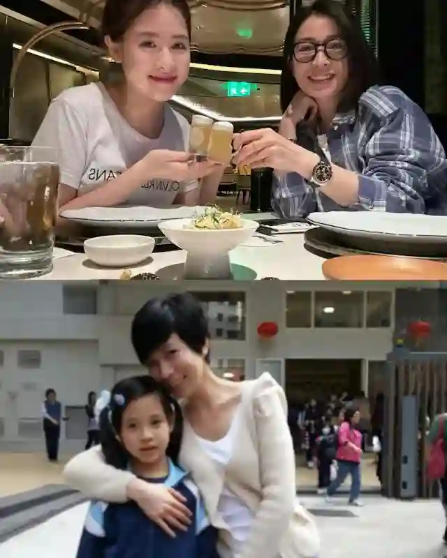 佘诗曼与干女儿聚餐，颜值被指不输佘诗曼，无法冻卵生育成遗憾