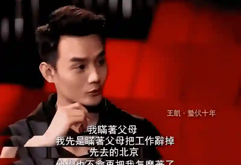 红不红不重要了，父亲逝去、至今未婚未育的王凯，给大家提了个醒