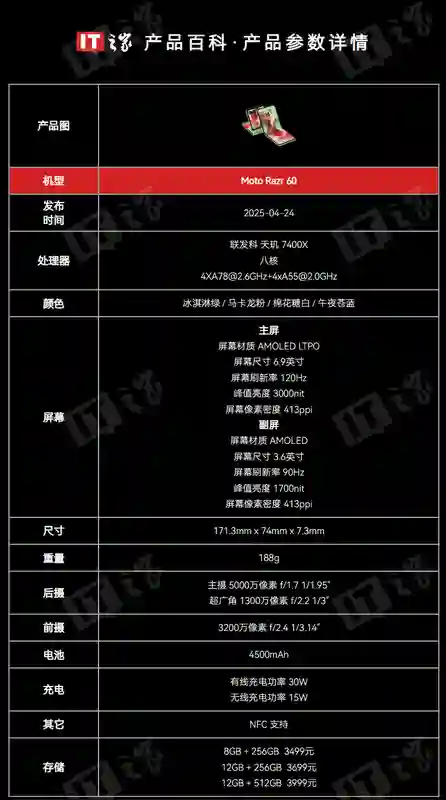 曝联想moto将与施华洛世奇联名推razr 60小折叠手机，有望8月5日发布