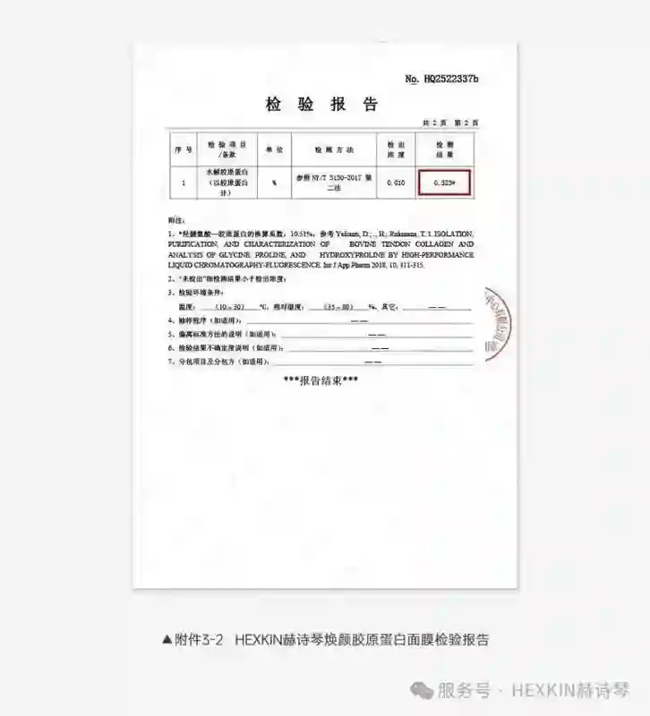 带货佣金高达80%的赫诗琴胶原蛋白面膜不含胶原蛋白？