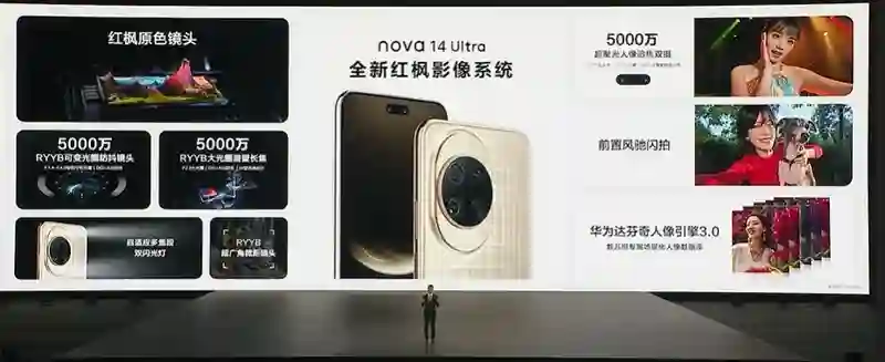 华为发布nova 14 Ultra：搭载全新“红枫影像系统”，4199元起