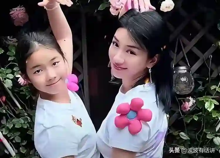 没想到，黄奕才11岁的女儿身高就跟她不相上下，可惜长相太像爸爸