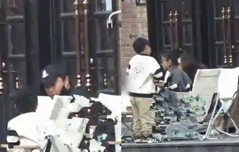 佟丽娅为陈思诚整理衣服疑似复婚！离婚后首同框，一家三口超有爱