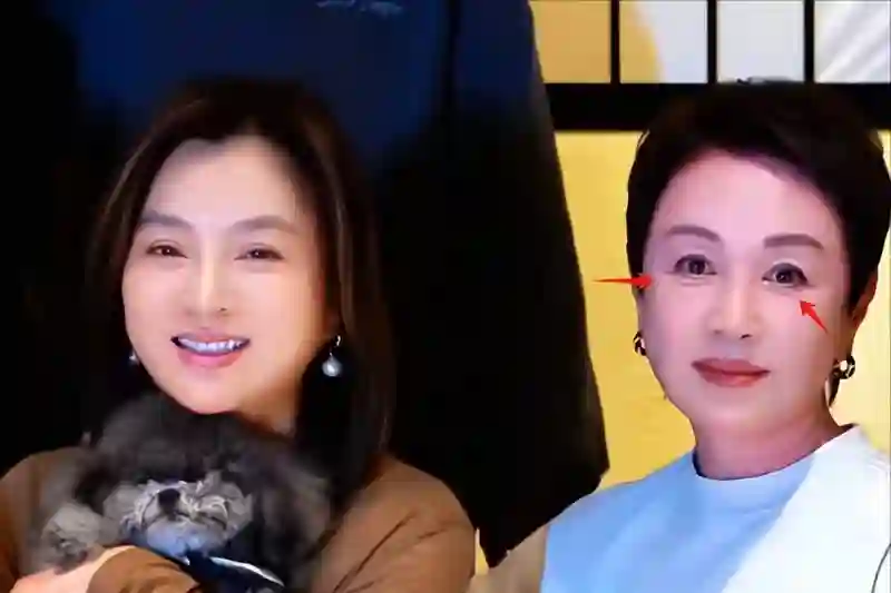 面相全变了！再看62岁李玲玉和61岁傅艺伟，才明白两人差别在哪