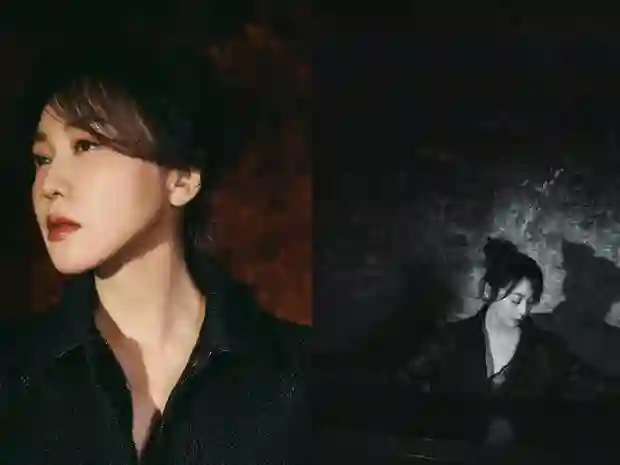 闫妮黑蕾丝透视装惊艳亮相 红唇魅惑展熟女风情