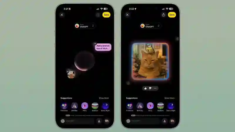 苹果iOS/iPadOS/macOS 26扩展图乐园功能：接入ChatGPT，支持吉卜力风格AI生图