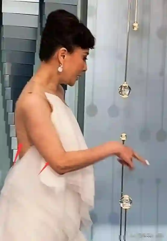 澳门这一天，舒淇深V领，刘嘉玲裸背装，却被胡杏儿的露腰装艳压