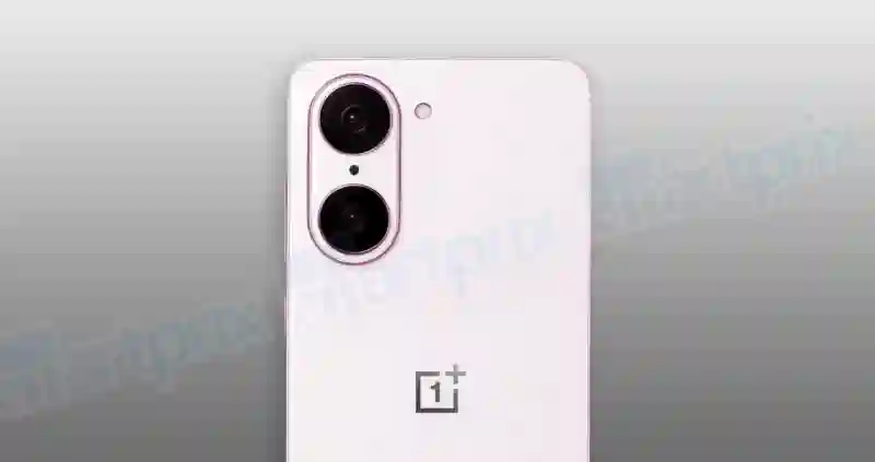 一加Nord CE5手机渲染图曝光 搭载类似iPhone 16双摄模组