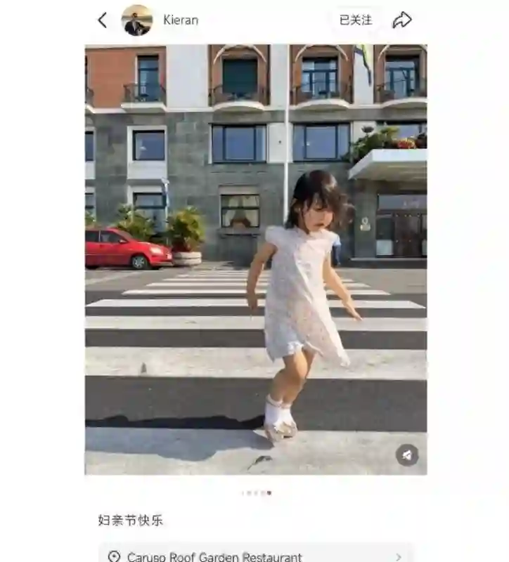朱珠一家三口同框，3岁珠宝露面，成单眼皮高个萌宝