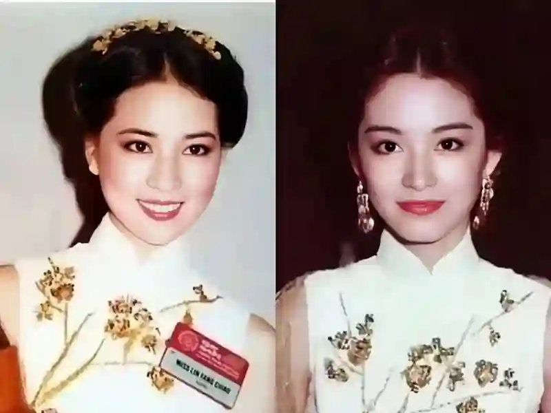林青霞和10位女星的25张合照，看完了，才明白绝色与漂亮的差异