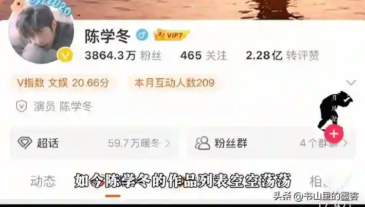 演员陈学冬：两年4次手术，11部作品被下架，如今生活无法自理