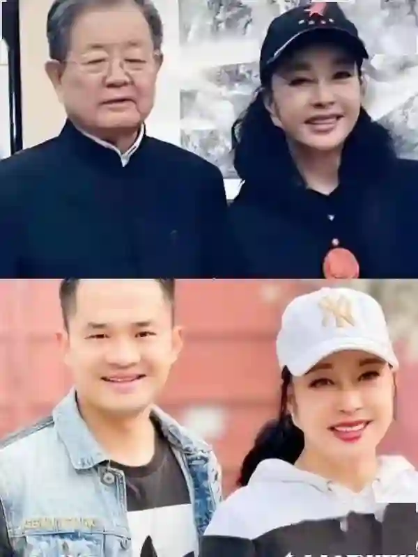 刘晓庆和经纪人一起合影，俩人看起来像母子，网友：比她男友帅
