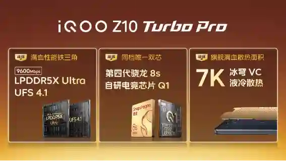 iQOO Z10 Turbo系列/Z10x发布：旗舰双芯、超大电池下放，最低1099元起