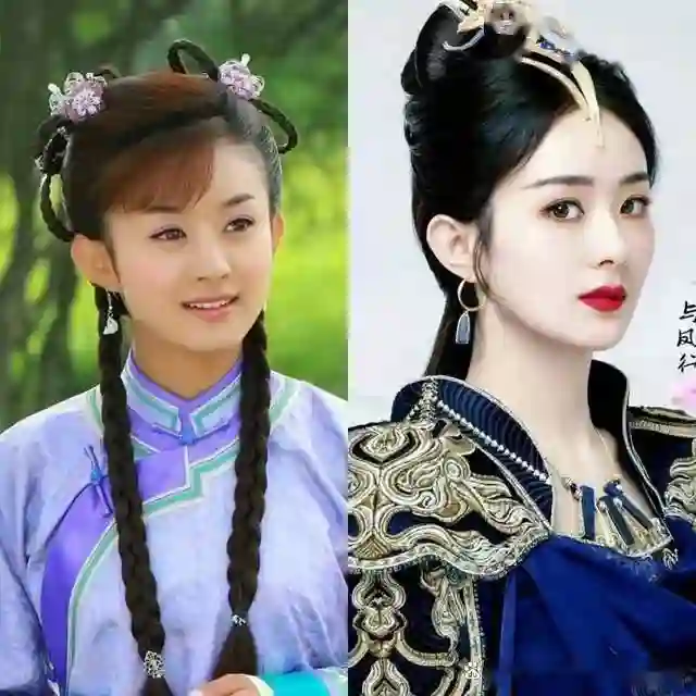 盘点九位85花早期古装照对比，谁失去灵动，而谁越来越精致？