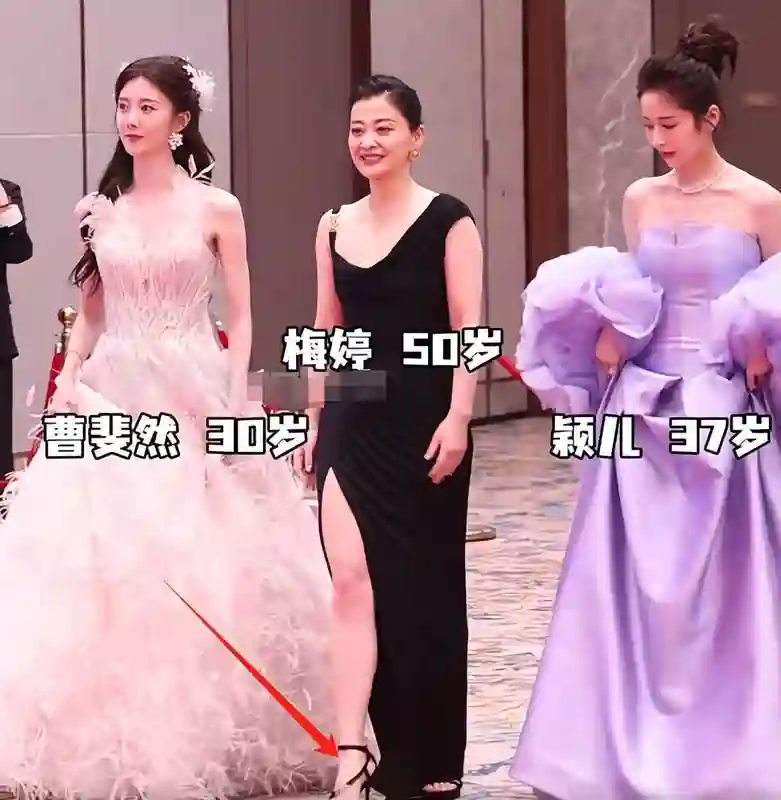 澳门红毯：梅婷大秀长腿惊艳，李梦肤色暗沉油腻，何泓姗生图状态优越