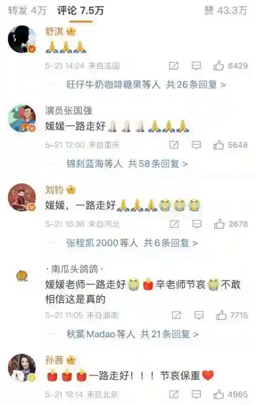 辛柏青朋友圈曝光！师父公开与朱媛媛聊天记录，曝其生前坚持念佛
