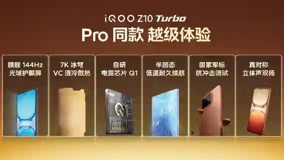 iQOO Z10 Turbo系列/Z10x发布：旗舰双芯、超大电池下放，最低1099元起