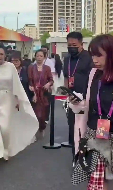 章子怡现身活动嫂子陪同现身，跟在身后像助理，曾出演知名角色