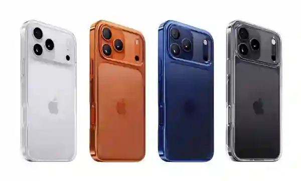 苹果iPhone 17 Pro系列四配色渲染图出炉：史上首款橙色登场