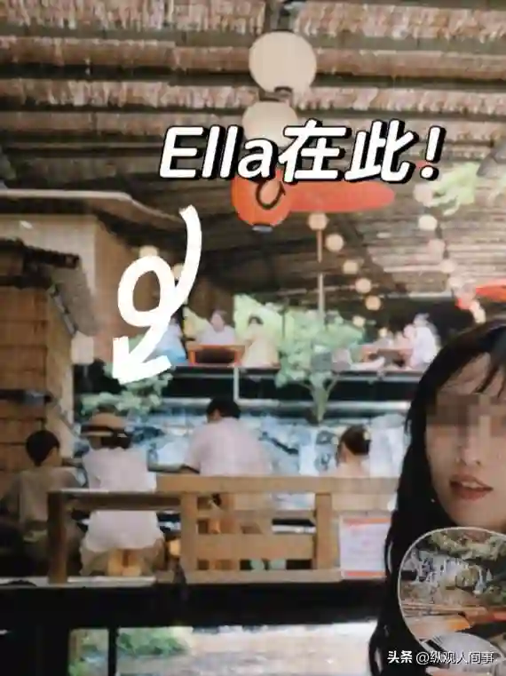 陈嘉桦日本被偶遇，双腿跪着喂儿子吃面，穿着清凉露内衣毫不在意