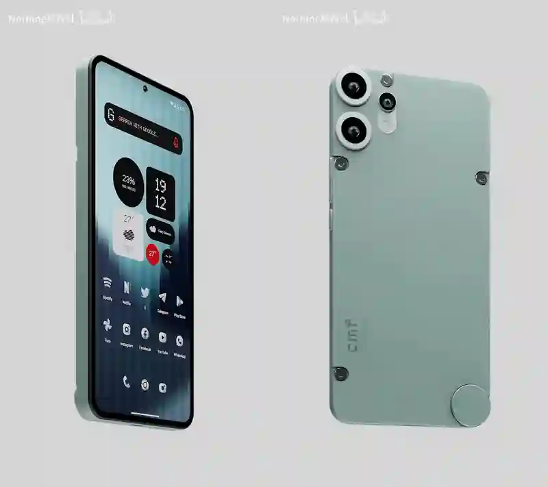 Nothing CMF Phone 2 Pro确认搭载联发科天玑7300 Pro，渲染视频曝光