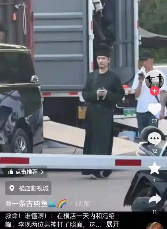 冯绍峰横店被偶遇，面容沧桑很疲惫，前妻有了新恋情，他变化好大