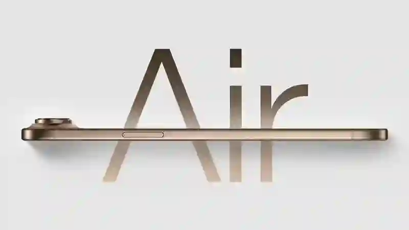 消息称苹果iPhone 17 Air重145克、最薄处5.5毫米，配2800mAh电池